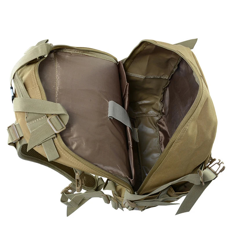 Durable Tactical Sling Backpack – Water-Resistant Oxford Rucksack with MOLLE System for Outdoor Adventure