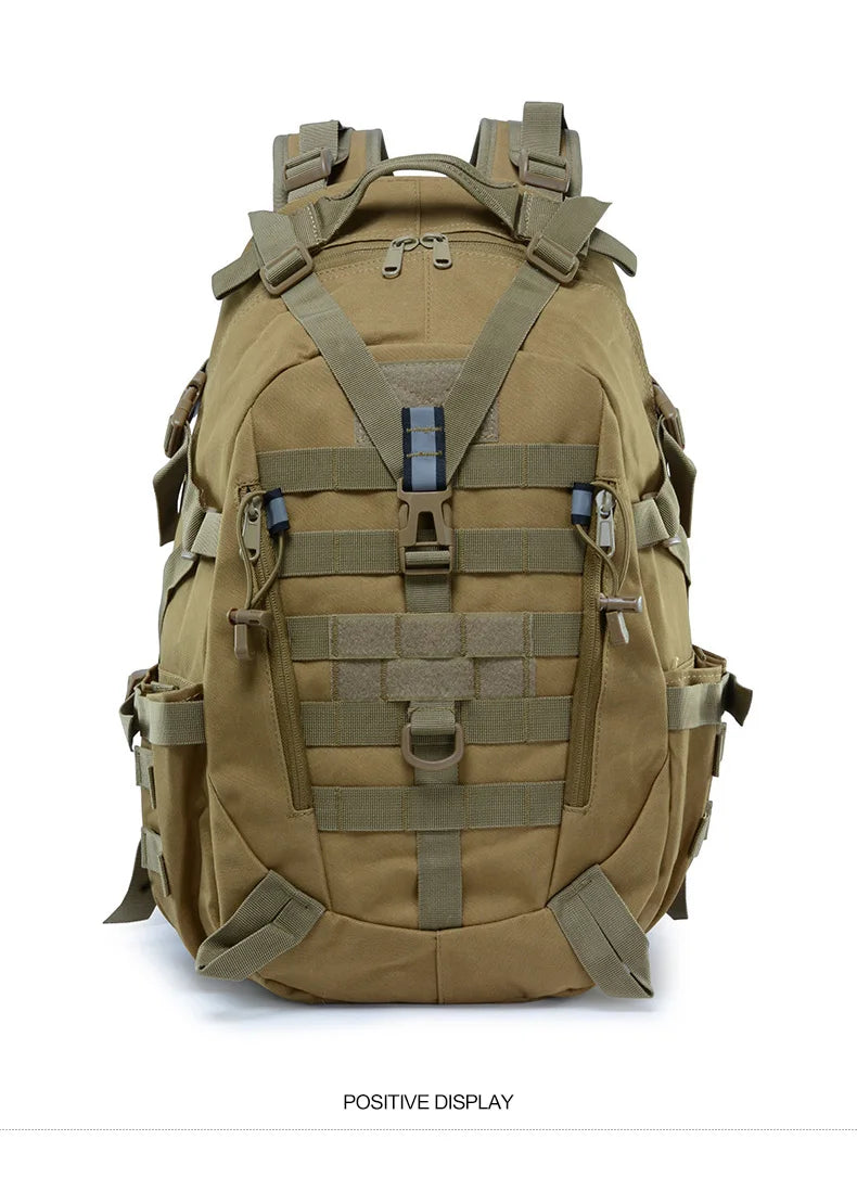 Durable Tactical Sling Backpack – Water-Resistant Oxford Rucksack with MOLLE System for Outdoor Adventure