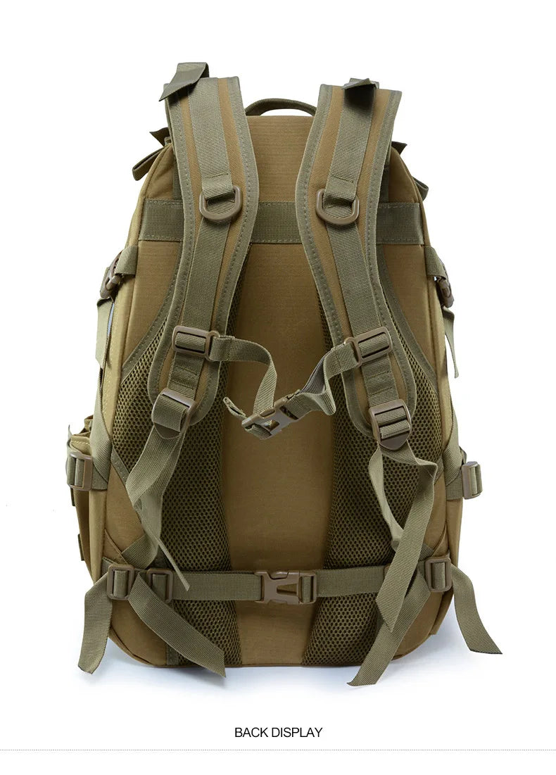 Durable Tactical Sling Backpack – Water-Resistant Oxford Rucksack with MOLLE System for Outdoor Adventure