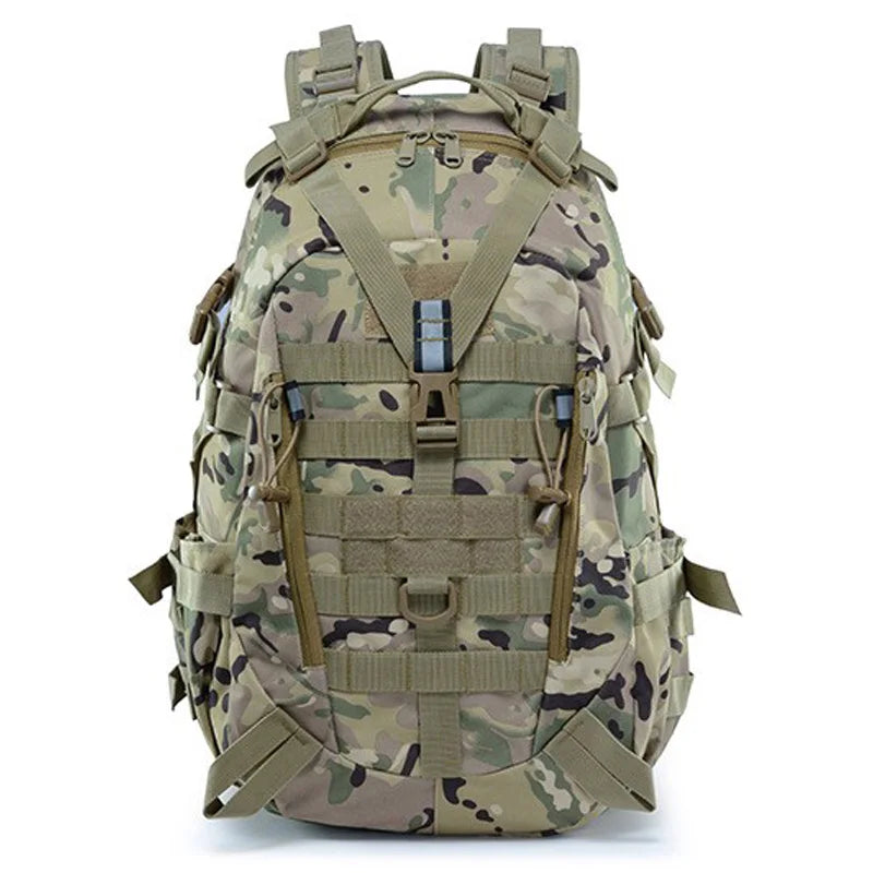 Durable Tactical Sling Backpack – Water-Resistant Oxford Rucksack with MOLLE System for Outdoor Adventure
