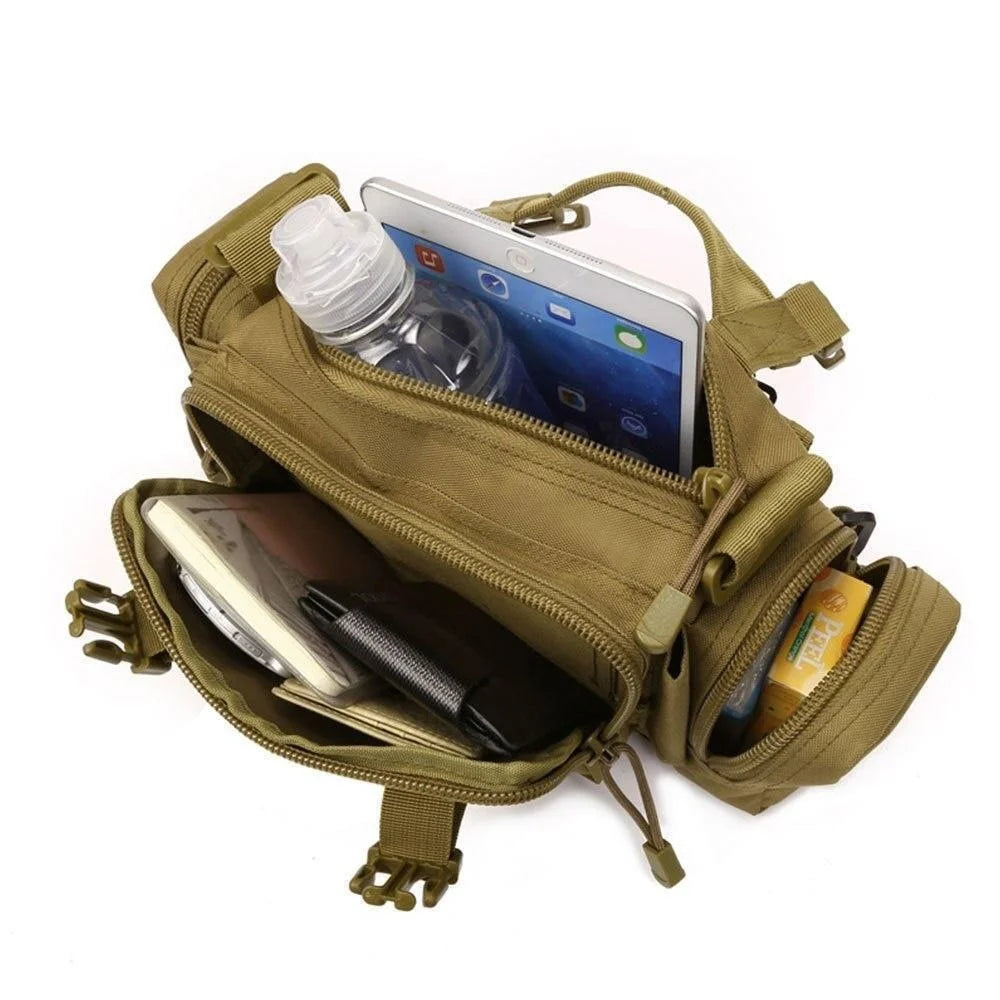 Durable 3–5L Water-Resistant Waist Pack – Multi-Pocket Crossbody & Hip Bag for Travel, Hiking & Everyday Use