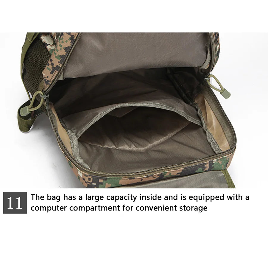 Durable Oxford Hunting Backpack – Lightweight Outdoor Daypack with 8 Color Options