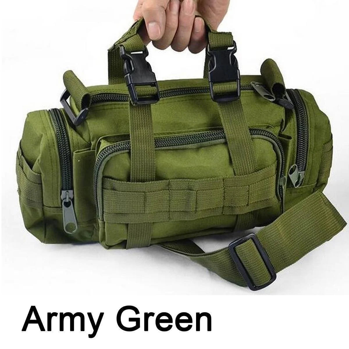 Durable 3–5L Water-Resistant Waist Pack – Multi-Pocket Crossbody & Hip Bag for Travel, Hiking & Everyday Use