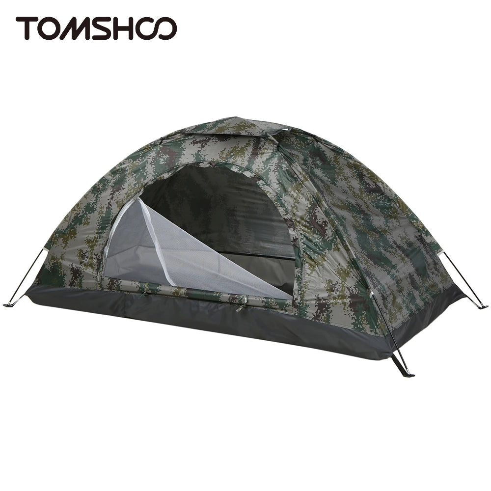 TOMSHOO 2-Person Summer Trekking Tent – Lightweight Outdoor Camping Tent with Waterproof Nylon