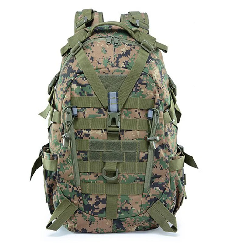 Durable Tactical Sling Backpack – Water-Resistant Oxford Rucksack with MOLLE System for Outdoor Adventure