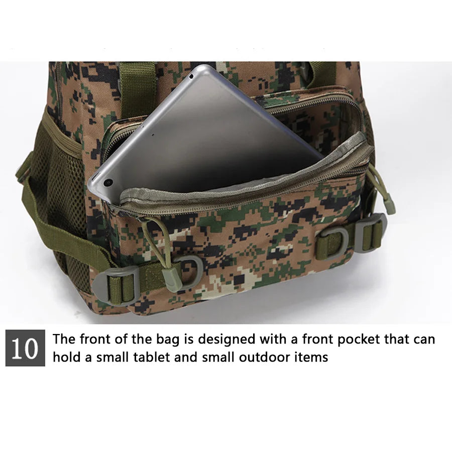 Durable Oxford Hunting Backpack – Lightweight Outdoor Daypack with 8 Color Options