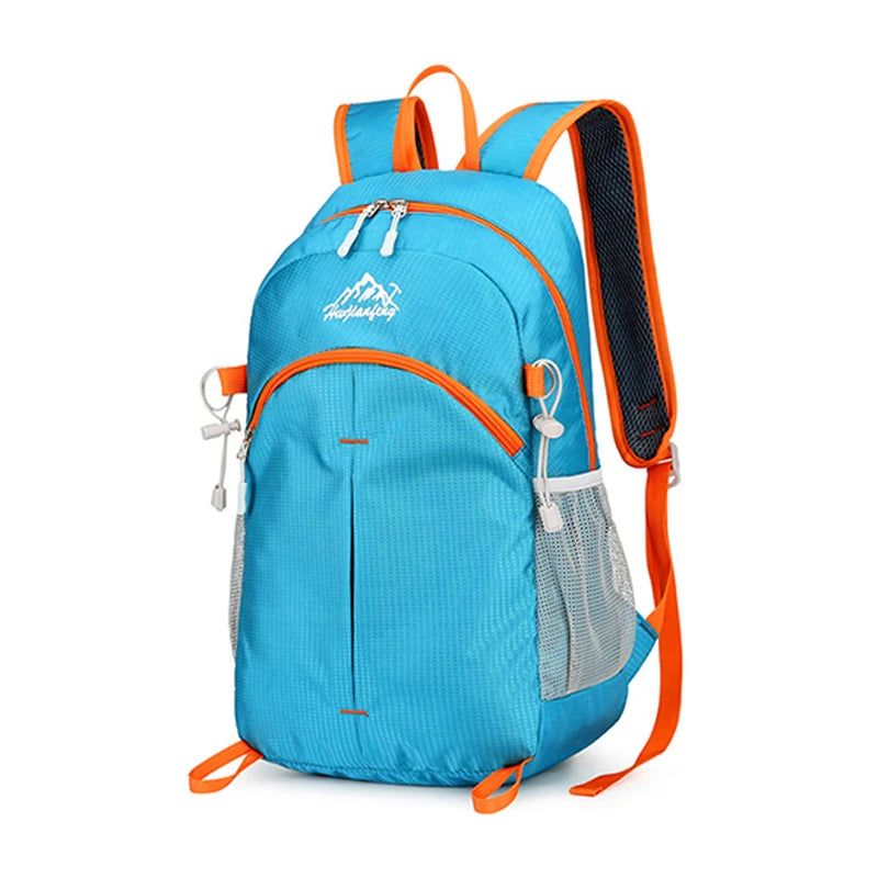 Portable Foldable Backpack for Day Hiking, Climbing, Biking-Lightweight Travel Bag Water Resistant