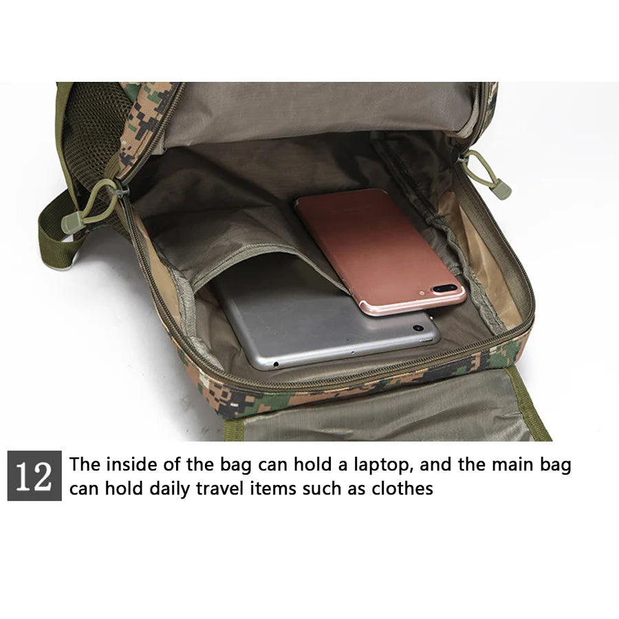 Durable Oxford Hunting Backpack – Lightweight Outdoor Daypack with 8 Color Options