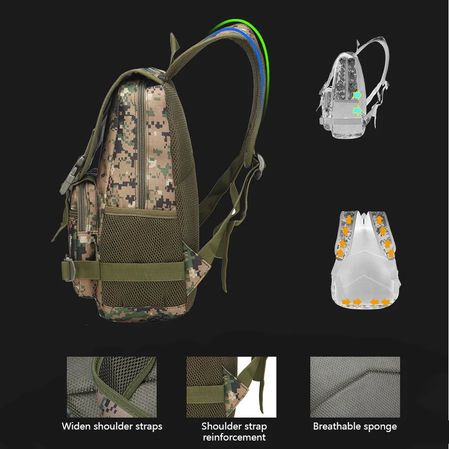Durable Oxford Hunting Backpack – Lightweight Outdoor Daypack with 8 Color Options