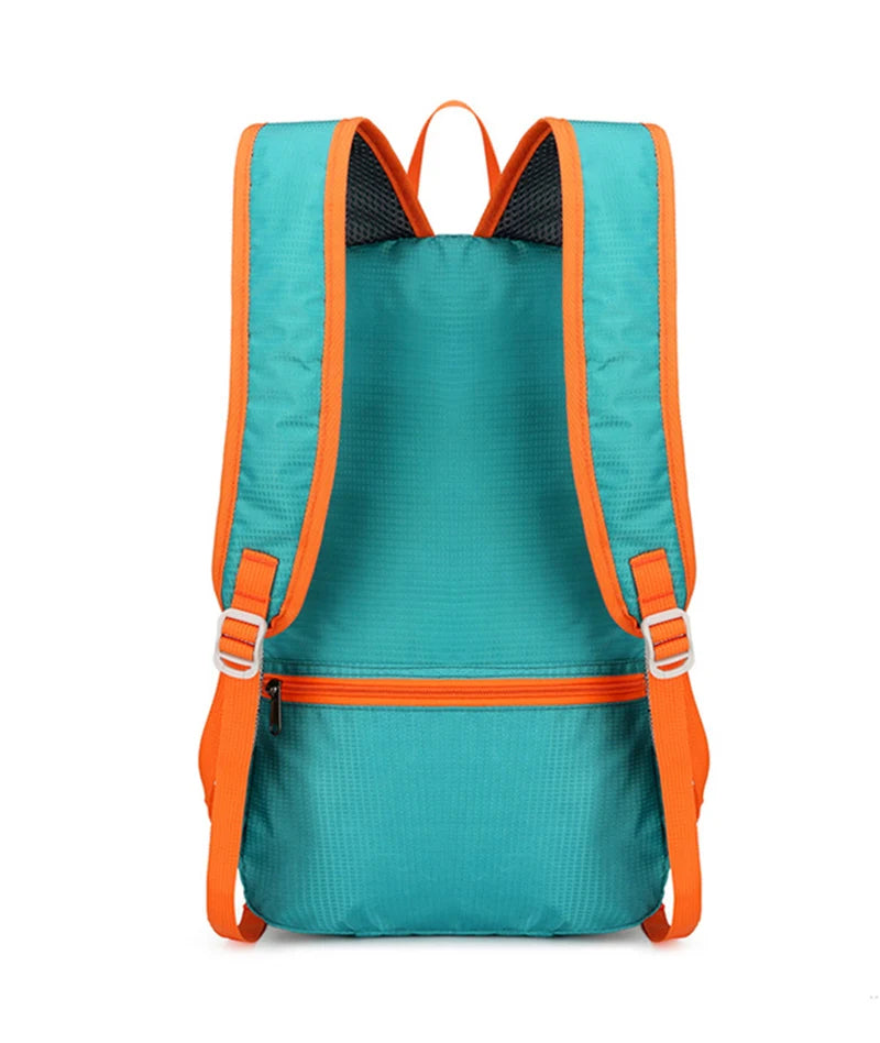 Portable Foldable Backpack for Day Hiking, Climbing, Biking-Lightweight Travel Bag Water Resistant