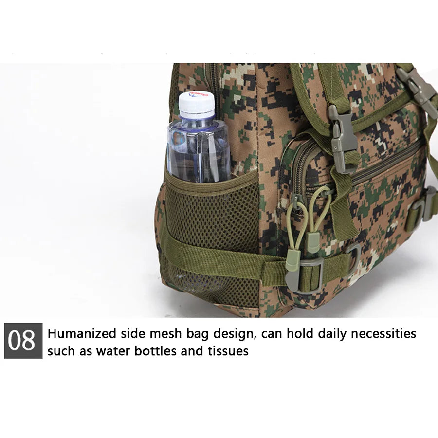 Durable Oxford Hunting Backpack – Lightweight Outdoor Daypack with 8 Color Options