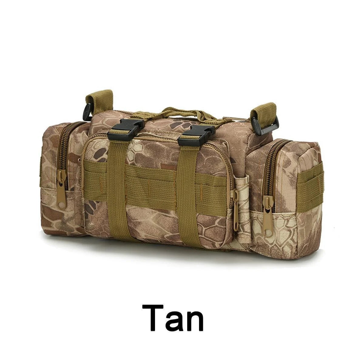 Durable 3–5L Water-Resistant Waist Pack – Multi-Pocket Crossbody & Hip Bag for Travel, Hiking & Everyday Use