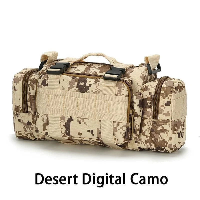 Durable 3–5L Water-Resistant Waist Pack – Multi-Pocket Crossbody & Hip Bag for Travel, Hiking & Everyday Use