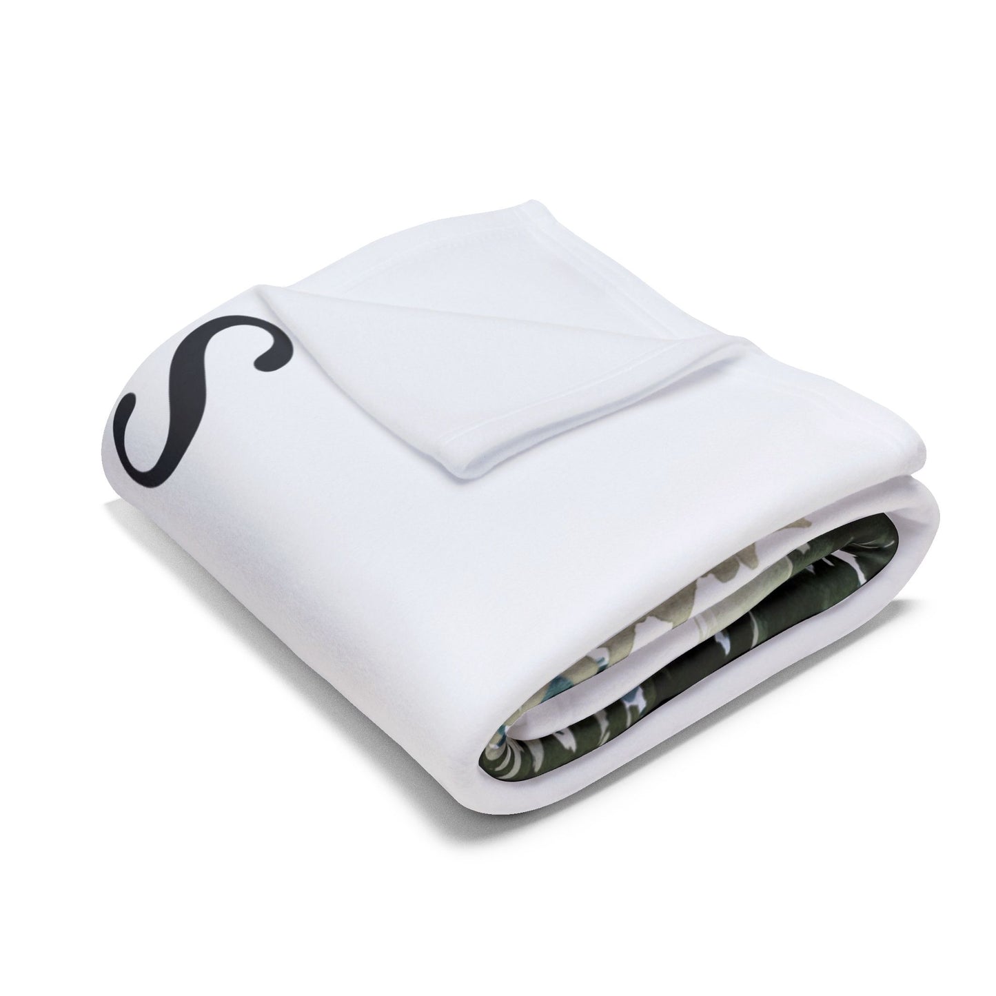 Personalized Woodland Themed Fleece Blanket