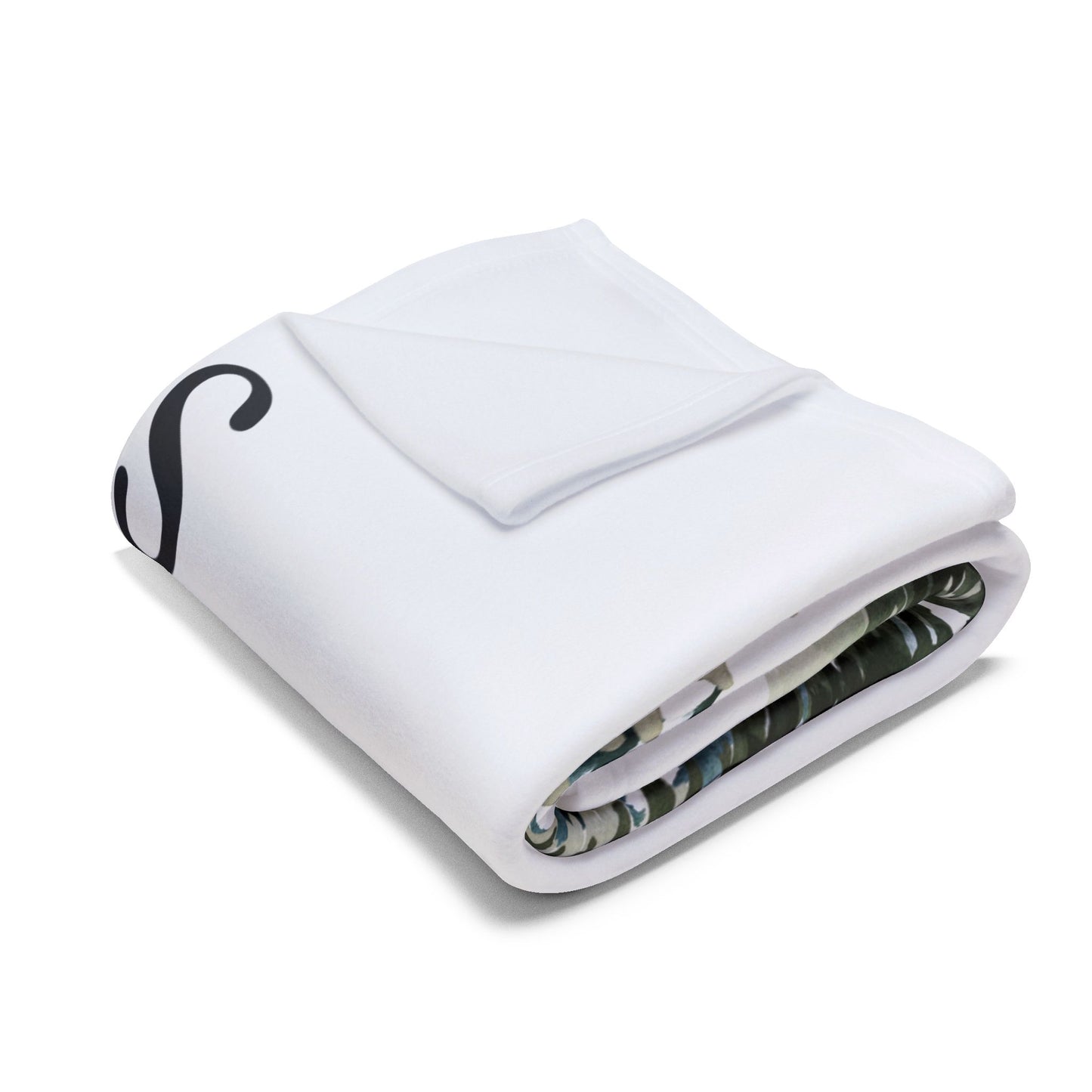 Personalized Woodland Themed Fleece Blanket