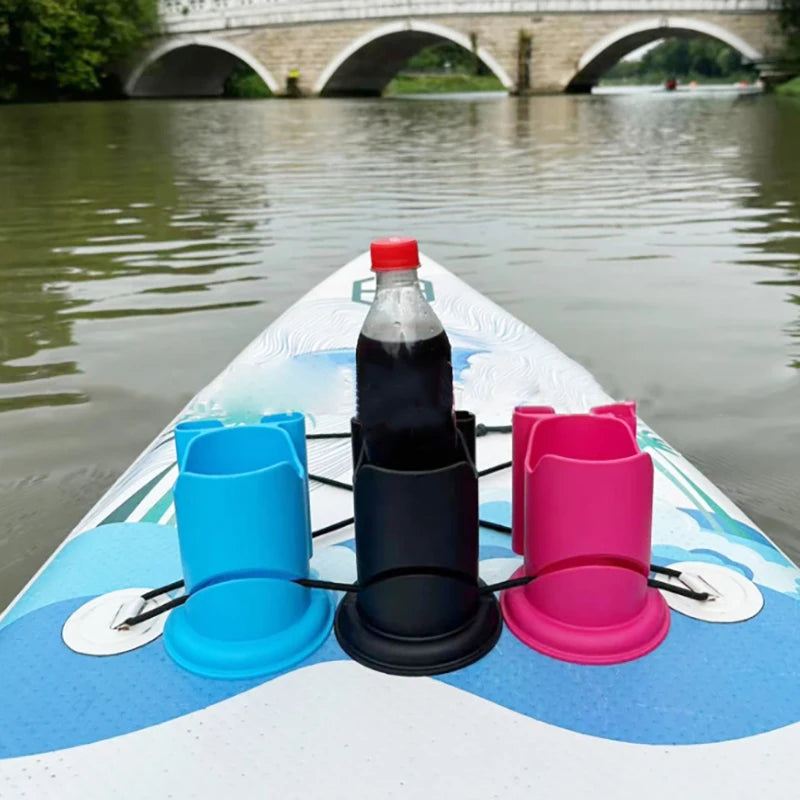 Adjustable Paddle Board Cup & Accessory Holder – Waterproof Stand-Up Paddle Board Drink & Gear Holder